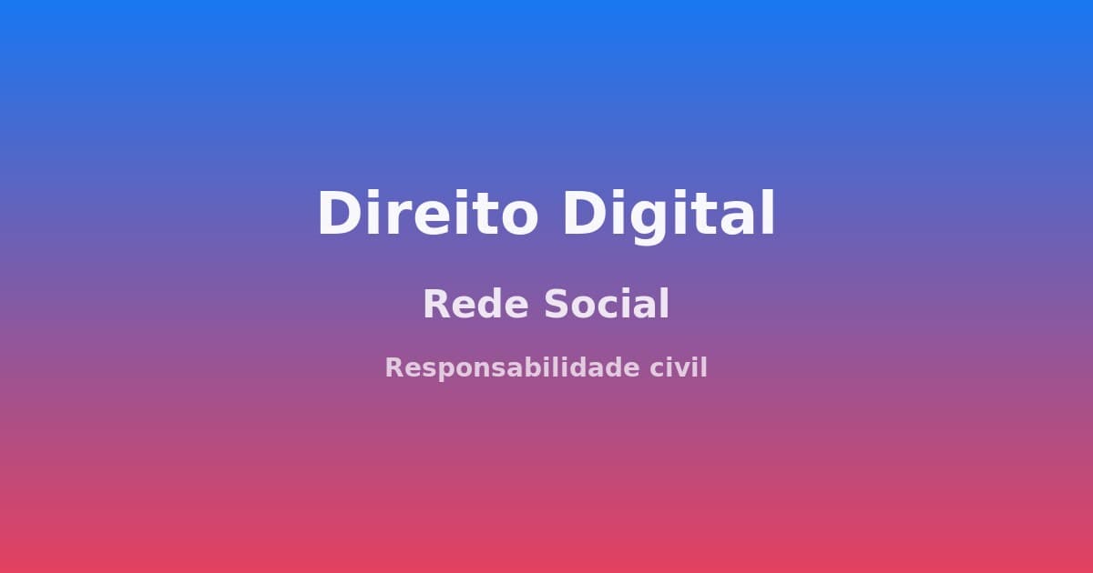 Rede social é responsável por conta clonada?