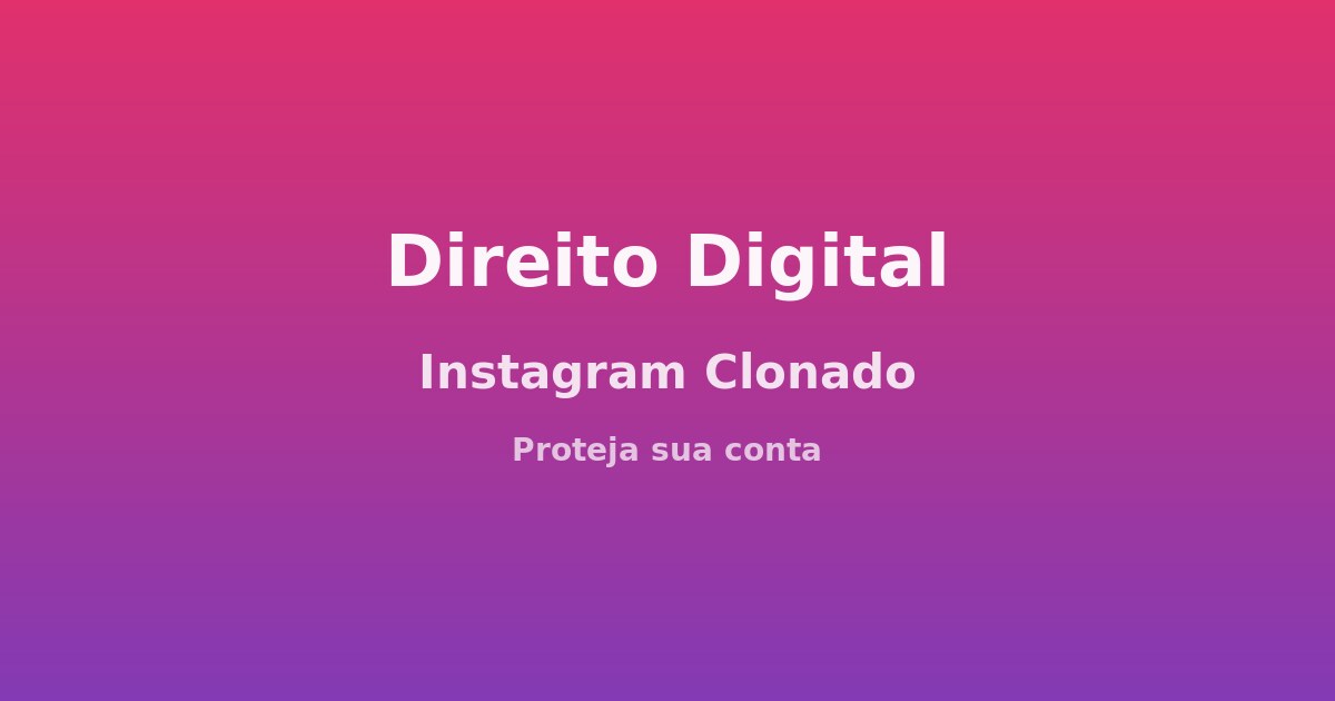 Conta do Instagram clonada: o que fazer e como se proteger