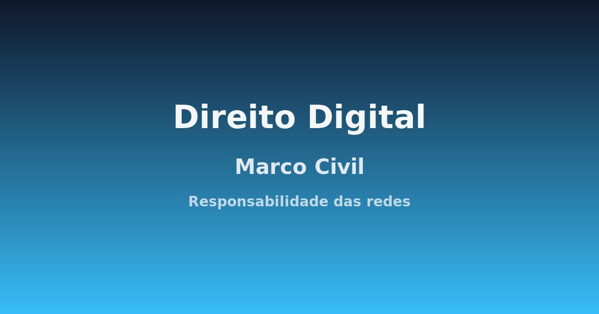 Marco Civil da Internet: o que mudou na responsabilidade das redes sociais